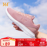 361°运动鞋女秋冬季网面透气轻便户外健身休闲跑步鞋子女681832270-2
