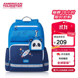 美旅箱包男孩放心书包1-6年级小学生双肩包儿童抗菌减负背包大容量NG3