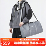 Jordan男女单肩桶包 布面 乔丹旅行包 健身包FJ6787-010蓝灰 均码