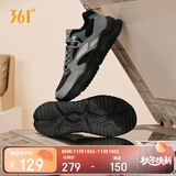 361°运动鞋女冬季革面厚底增高休闲通勤老爹跑步鞋子女682446727-3