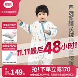 良良（liangliang）婴儿睡袋夏季空调房防踢被宝宝纯棉可拆袖儿童睡袋 滑板犬·春秋款【适合20-25℃】 M（建议身高70-85cm）