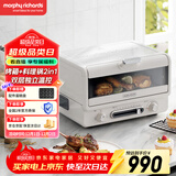 摩飞电器（Morphyrichards）【国家补贴】小魔箱烤箱家用多功能电烤箱小型烘焙煎烤一体多功能锅电烤炉蒸烤箱 MR8800 椰奶白