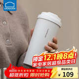 乐扣乐扣（LOCK&LOCK）保温杯遇见元气保温保冷咖啡杯弹跳盖男女颜值水杯550ML白色