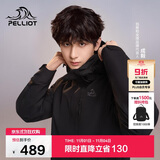 伯希和（Pelliot）【山野经典2.0】冲锋衣三合一秋冬男女户外保暖外套11340105黑2X