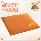 平直堂艾绒坐垫艾草蔺草艾灸垫子家用办公室臀部热敷包加厚毯褥椅艾灸垫 柿柿如意【金丝纯艾绒】坐垫