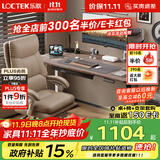 乐歌电竞桌电动升降电脑桌站立电脑桌书桌家用写字桌E2灰胡桃木色1.6m