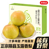 京地达隰县玉露香梨 净含量8斤单果240g新鲜香梨应季水果源头直发包邮