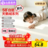 远晶800x800天鹅绒瓷砖58度超白胚客厅地砖卫生间厨房墙砖奶油风广东 58°超白胚-柔光天鹅绒-奶白 800x800