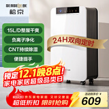 松京（SenseGene）除湿机/抽湿机  除湿量15L/天 家用卧室轻音地下室净化吸湿器  DK01/55
