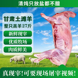 临小夏甘肃临夏土滩羊肉羊腿整根原切现宰现发靖远羊后腿前腿肉火锅食材 精品小羔羊整只*27斤
