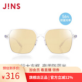 睛姿（JINS）防蓝光眼镜男女护目镜56%防蓝光辐射轻量大方框FPC22S253 00透明