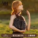 VANESSA HOGAN VH女包柔柔褶皱包百搭通勤托特包单肩包大容量腋下包礼物送女友