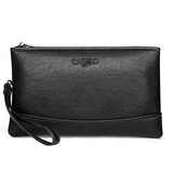 卡帝乐鳄鱼男士手拿包软皮休闲手包大容量商务夹包男士手抓包钥匙手机包