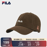 FILA 斐乐官方【小脸帽】情侣款棒球帽2025休闲遮阳帽鸭舌帽运动帽