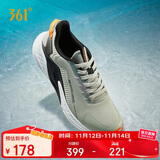 361°运动鞋男秋冬季雨屏防泼水通勤休闲减震慢跑步鞋子男672032222-5