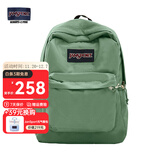 JANSPORT杰斯伯书包轻便双肩包男女旅行包简约背包电脑包学生校园 4QUE96D橄榄绿-侧袋+隔层