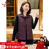 俞兆林中老年女装开衫妈妈马甲春秋背心外穿奶奶坎肩女上衣 Y243U7003