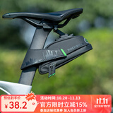 洛克兄弟（ROCKBROS）自行车包尾包山地公路车后座包骑行坐垫座杆快拆鞍座包 黑色-大号 （0.9L）