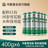 河套雪花面挂面 面条营养早餐方便速食  劲道爽滑400g凉面汤面 雪花挂面 400g*6盒