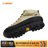 CRISPI【经典款】意大利户外登山鞋男秋冬中帮防水徒步鞋女MONACO GTX 卡其色（偏绿）8009903 40