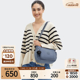 凯浦林男女款25秋冬新款轻便斜挎包百纳牛角包GABBIE/GABB GABB S-岩石蓝