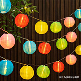 佳妍新年装饰小灯笼串灯 元旦跨年年会布置学校活动彩灯2m