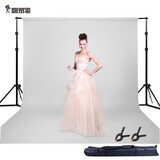 摄影怪兵器（hakutatz）2*2米摄影背景架直播绿幕支架幕布抠像拍照背景布服装证件照拍摄加粗便携伸缩龙门背景架子