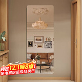 安尔雅 穿衣镜高清超白全身镜子无框粘贴墙卧室客厅试衣镜家用浴室镜7