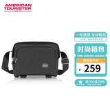 美旅箱包单肩斜挎包时尚休闲通勤挎包旅行包腰包NM2 黑色
