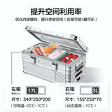 英得尔车载冰箱S20升英得尔H18 h15车家两用车载冰箱FC25货车冰箱J20 35 J20 车家两用 冷藏冷冻 20升