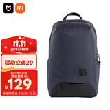 小米（MI）休闲运动双肩包男女笔记本电脑包时尚背包学生书包蓝色