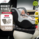 宝得适（BRITAX）宝宝儿童安全座椅0-4岁360度旋转汽车ISOFIX硬接口双面骑士PLUS 双面骑士PLUS北欧灰