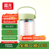 富光嘟嘟玻璃杯 高硼硅玻璃高颜值水杯子 女生便携牛奶咖啡刻度茶杯