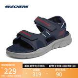 斯凯奇（Skechers）凉鞋男士秋季厚底休闲鞋软底外穿运动凉拖鞋237286