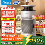 美的家用宠物空气净化器 吸猫毛除过敏源猫猫搭子猫毛净化器杀菌消毒除猫狗异味 卫健委备案 小山竹PET600【宠物专享升级款】