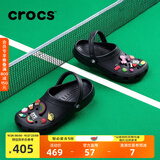 CROCS卡骆驰檀健次同款经典洞洞鞋男沙滩鞋户外沙滩包头拖鞋女鞋|10001 黑色-001 46 /47(300mm)