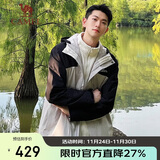 骆驼户外(CAMEL)冲锋衣男女防污防水三合一两件套冲锋衣男 A13CA70125