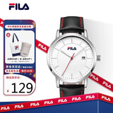 斐乐（FILA）手表男款针扣式皮革表带男士休闲运动石英学生手表 FLM38-793-002
