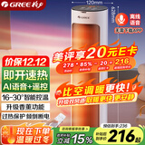 格力（GREE）【AI语音控制+遥控】取暖器家用暖风机电暖器摇头电暖气立式取暖气小太阳轻音电暖风NFTB-X6020BV