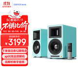 漫步者（EDIFIER）AIRPULSE A80 书架式有源音箱2.0 蓝牙音箱 客厅音响 电视音响 高保真 蓝色 家用 礼物
