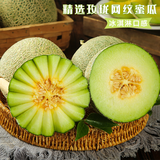 甜果源 海南网纹瓜 网纹哈甜玲珑蜜瓜密瓜应季时令新鲜水果送礼盒品 净重3斤【试吃装】