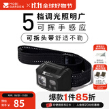 牧高笛（MOBIGARDEN）零度头灯 户外露营头戴式轻量头灯智能感应钓鱼灯 夜幕黑