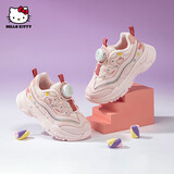 HELLOKITTY童鞋女童运动鞋短绒保暖二棉鞋冬季柔软舒适跑步小白鞋7833粉色26