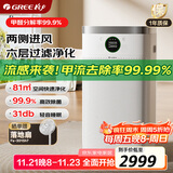 格力（GREE）【许我耀眼推荐】空气净化器分解除甲醛除病毒过敏原除异味粉尘家用办公室动态数显高精传感器680G