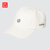 优衣库男装女装UT Keith Haring防紫外线帽子/防晒帽户外478308 01 乳白色 均码(56-62 cm)