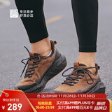 必迈新款户外休闲运动鞋男女缓震跑步鞋远征者5.0全天候透气慢跑鞋 枫叶棕 41