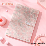 国誉（KOKUYO）Campus系列四孔活页本B5大容量笔记本高颜值本子可换替芯活页纸内页A5横线本学生记事本女生文具 【高颜值DIY】B5桃色+烂漫樱花封面