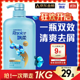 飘柔日常护理家庭装去屑清爽洗发水男女士洗发露膏1KG去油