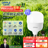 欧普（OPPLE）LED灯泡节能灯泡E27大螺口家用商用摆摊大功率厂房工矿灯40瓦白光