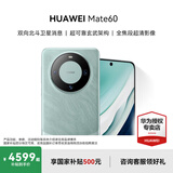 HUAWEI Mate 60 国家补贴500元 超可靠玄武架构 华为mate60鸿蒙智能手机 雅川青 12G+1TB
